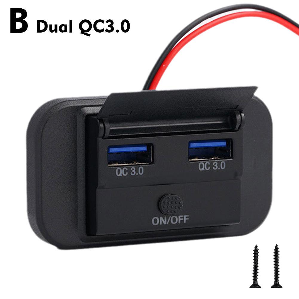 RV PD Type C USB-порт для быстрой зарядки автомобиля розетка для панели крепления водонепроницаемое зарядное устройство для мобильного телефона для автомобиля лодки