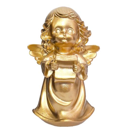 Little Angel Statue Resin Cherub Figurine Praying Angel Sculpture for Home Office Shelf Desktop Cabinet Decoration