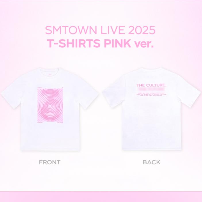 Предварительный заказ футболки SMTOWN LIVE 2025 30 Years and More