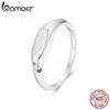 925 Sterling Silver Minimalist Interlocked Ring Love Simple Band for Women Valentine's Day Fine Jewelry Gift