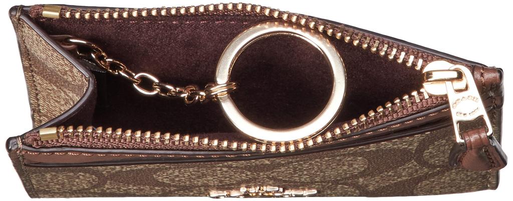 Чехол для карт из искусственной кожи 88208 [Coach] женский Im/KhakiSaddle2 [Товар]