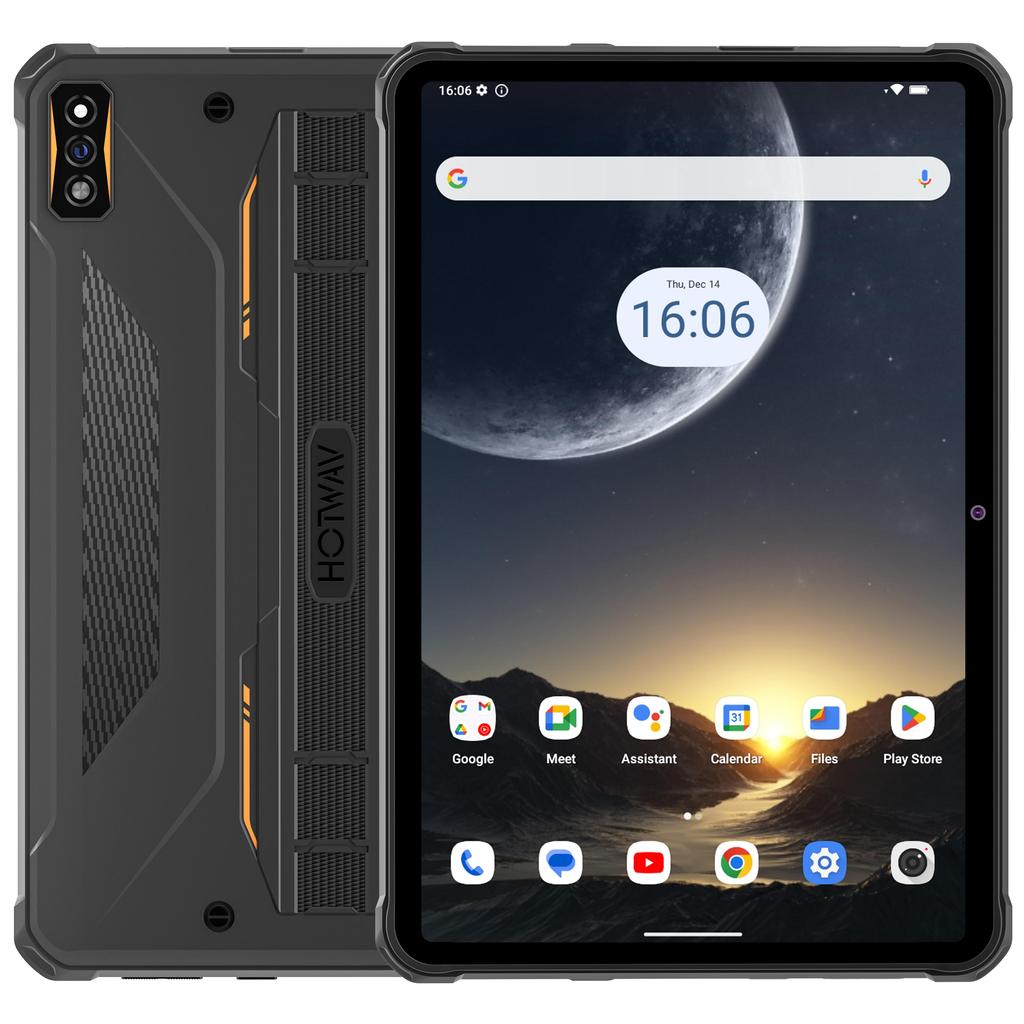 HOTWAV R7 Защищенные планшеты Android 10.1'' HD+ 15600 мАч 12 ГБ(6+6) 256 ГБ OTG Reverse Charge Glove Mode Global