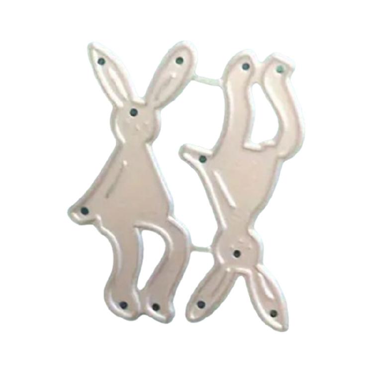 Bunnies Cutting Dies Scrapbooking Stencils Tree Shape Carbon Steel Die Cut Templates for Card Making Scrapbooking