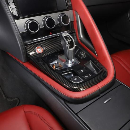 ABS Carbon Control Gear Frame Cover Decorative Trim For Jaguar F-TYPE 2013-2024
