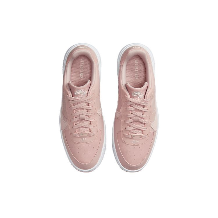 Nike Air Force 1 PLT.AF.ORM Розовые женские оксфордские кроссовки Белые светло-мягко-розовые DJ9946-602