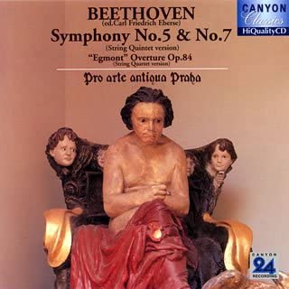 CD PRO ARTE ANTIQUA PRAGUE; БЕТХОВЕН - Бетховен: Симфонии №. 5 & 7 & Эг Япония ОбиКлассический Б/У