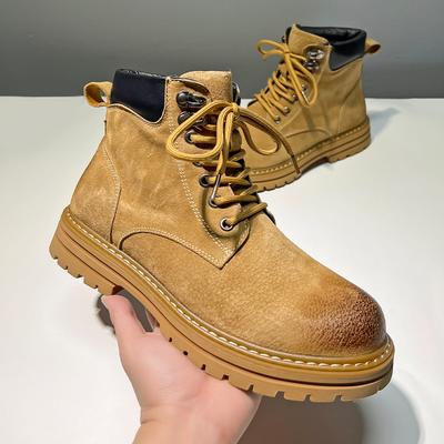 Ботинки Martin мужские 2025 новые ботинки из ревеня ботинки в британском стиле ботинки-пустынники ботинки с высоким голенищем ботинки с утолщением 6002-T