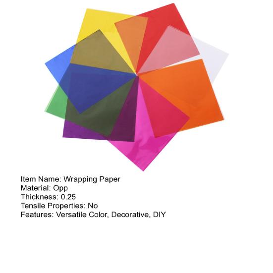 80/160 листов Прозрачная целлофановая оберточная бумага Сделай сам Искусство и ремесла Упаковка для подарков Водонепроницаемая