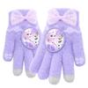 LAS BONITA Scarf and Glove Set for Girls and Boys Kids' (2-Piece Set) (Ages 4-10, 2-5) (1067 Lavender) [Product Code]