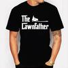 Футболка Lawnfather для мужчин Газонокосилка Смешные графические футболки Футболки с коротким рукавом и круглым вырезом Футболки Harajuku Streetwear Мужские футболки