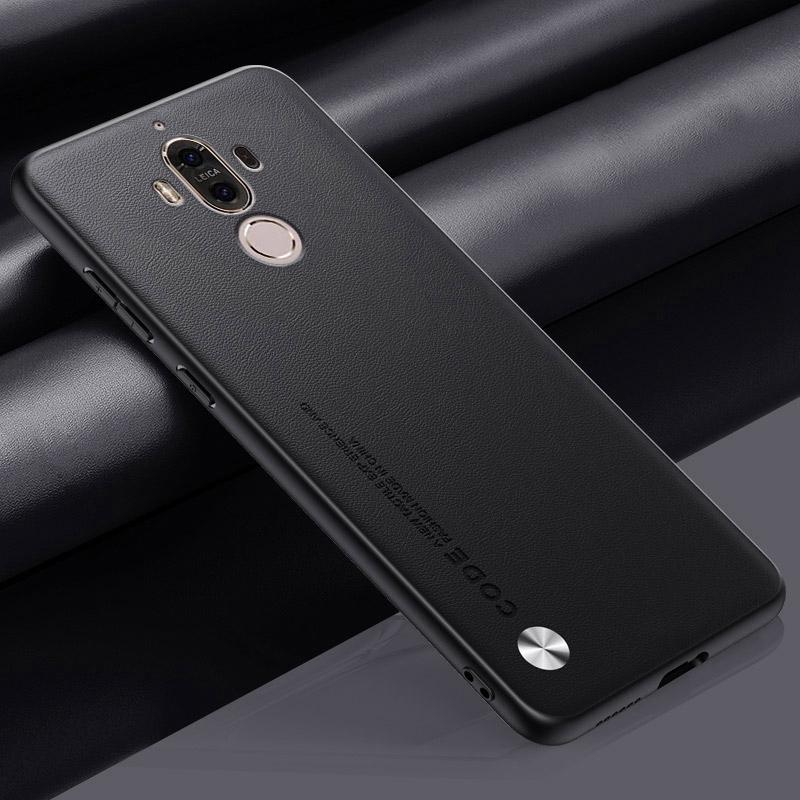 Роскошный чехол из искусственной кожи для Huawei Mate 9 Pro Mate9 Задняя крышка Силиконовый чехол для телефона с полной защитой для Huawei Mate 10 Pro Mate10