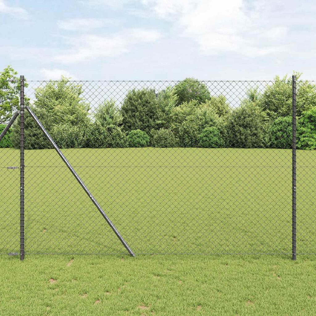 Chain Link Fence Gray