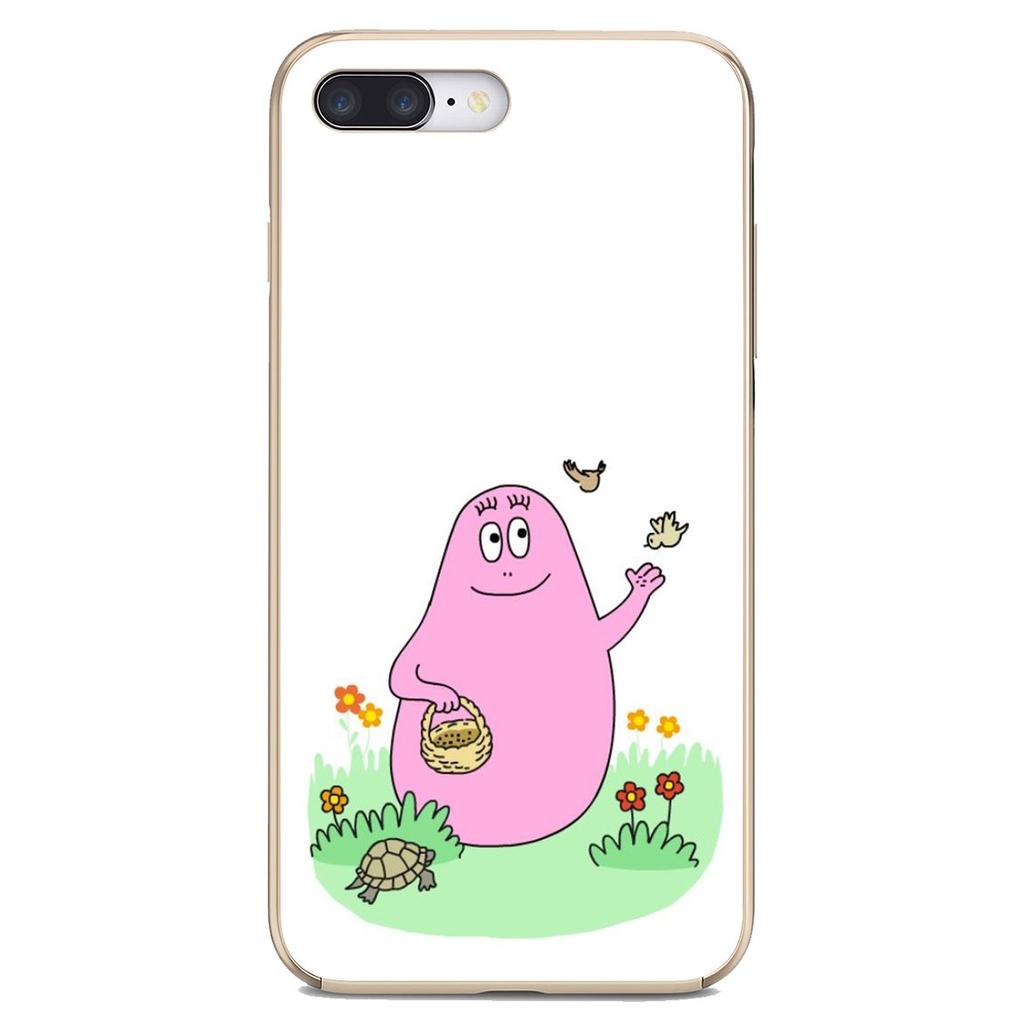 Для Samsung Galaxy S10 S10E S20 FE S21 S30 Note 20 Plus Ultra Edge Lite M30 Les Barbapapa Barbamama Розовый Улыбка Мягкий Чехол-сумка