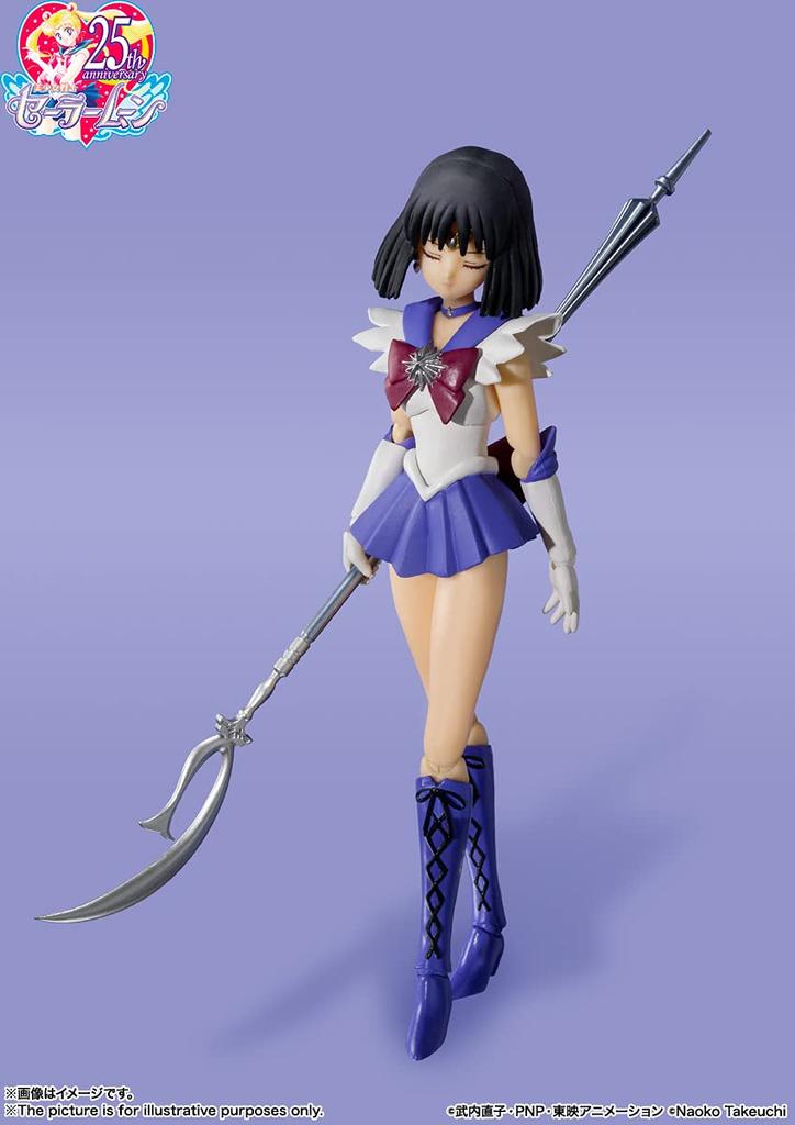 TAMASHII NATIONS Sailor Moon R Sailor Saturn Color 130 мм окрашенная подвижная фигурка SHFiguarts -Animation Edition- Приблизительно. ПВХ и АБС