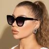 Vintage Leopard Round Sunglasses Woman Fashion Cat Eye Mirror Sun Glasses Female Brand Designer Classic Gradient Oculos De Sol