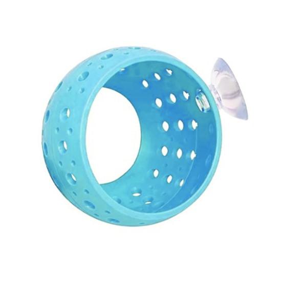 Betta Fish Tunnel Toy Aquarium Fish Hideout with Suction Cup Small Fish Hiding Resting Shelter Shrimp Cave for Fish Tank Decor