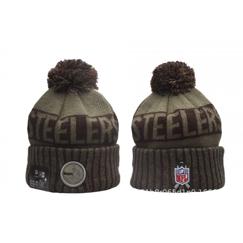 Knitted Hockey Beanie Hat Men Women Winter Warm Adjustable Cap With Embroidered Letters