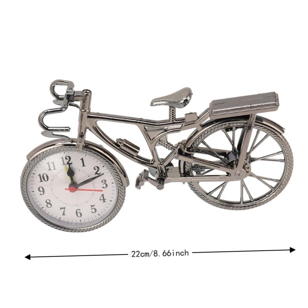 Black Table Alarm Clock Decorative Ornament Desktop Alarm Clock Bike Alarm Clock Dormitory Room