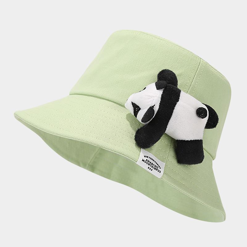 Breathable Solid Color Red Panda Fisherman Hat Cute Sun Hat Fisherman Hat Sun Protection Basin Hat Camping