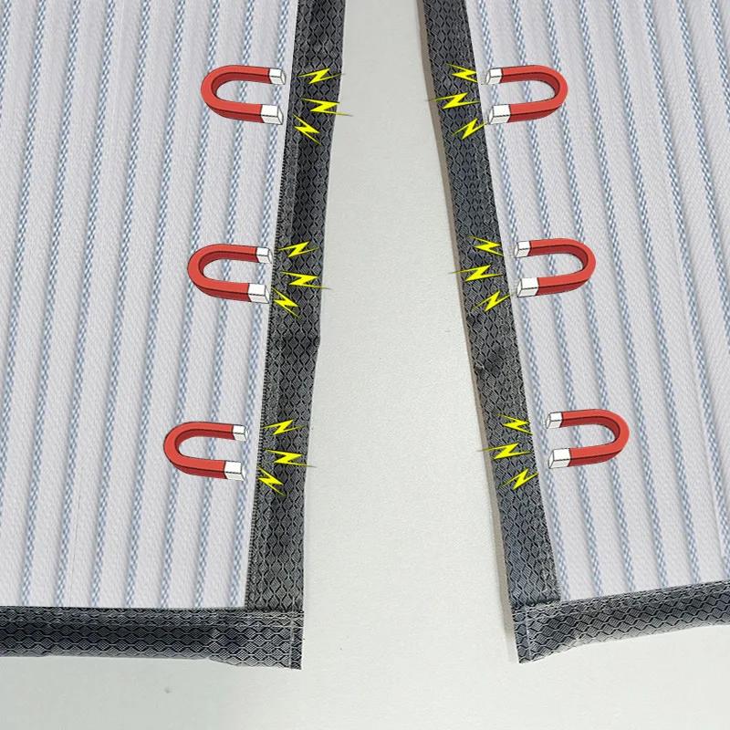 Сильная магнитная сетка на дверь, москитная сетка, противомоскитная сетка для двери, сетка от насекомых, автоматическое закрытие, летняя сетка от комаров и насекомых