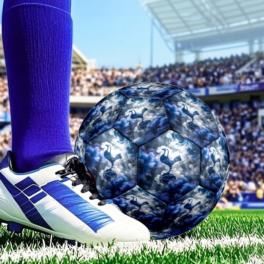 Tottenham Hotspur Football Club Size 5 Soccer Balls, Anti-Slip, Protective Football, Outdoor Sport, Practice Games, Birthdays Gift Suitable for fan