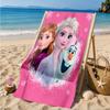 Ice Queen Artwork Printed Microfiber Beach Towel, Soft And Absorbent, Quick-Dry, Ideal for Summer Travel, Beach Essential, Swimming Pool