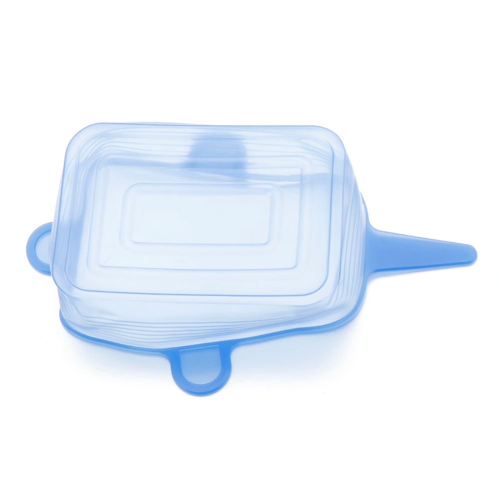 Cookware Keeping Fresh Lids Seal Food Fresh Round Square Stretch Suction Silicone Lid Bowl Cover