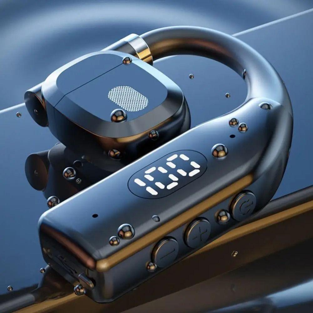 Bluetooth 5.4 Gaming Headset With Microphone HiFi Stereo Earbuds Sports Headset Earhook  Gaming