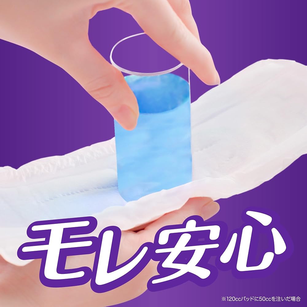 Whisper Thin & Soft Safe 300cc 54 pads (18 pads x 3 packs) - Incontinence Pads for Women - Bulk