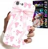 Etui Do Iphone 5 / 5S / 5C - Różowe Wstazki Wstązka Modne Wzory Case