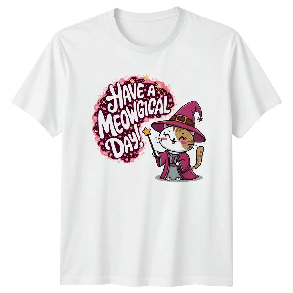 Have A Meowgical Day TShirt Wizard Cat Animal Lover And Her