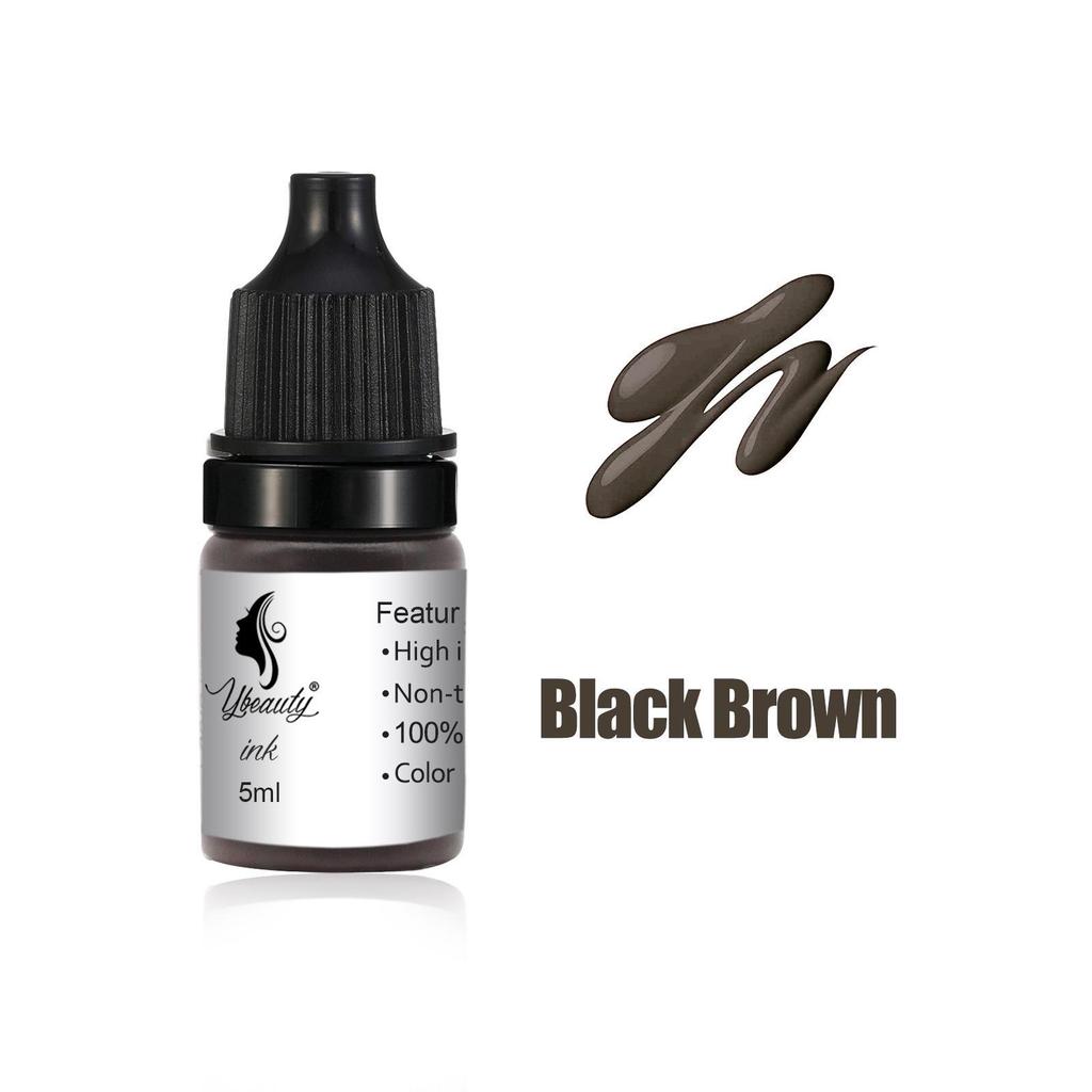 5ML Eyebrow Tattoo Pigment for Beginners: Easy Color Mist for Eyebrow, Lip, and Eyeliner Practice.