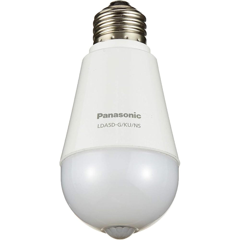 Panasonic LED Bulb E26 Base 40W Equivalent Daylight Color 5.0W Motion Sensor General Purpose Bulb