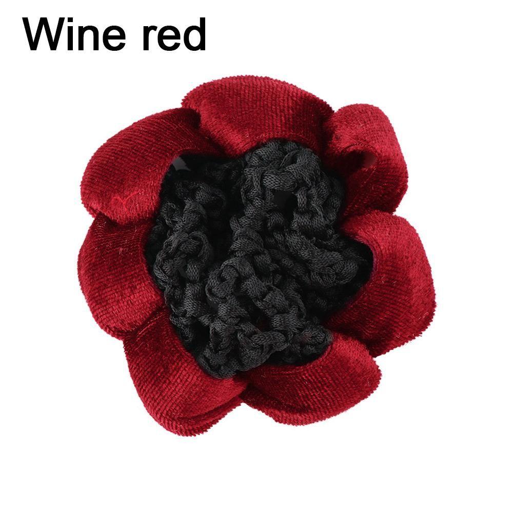 Fashion Lace Velet Edge Dance Skating Ballet Crochet Snood Hair Nets Bun Cover Updo Styling Tool