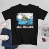 More Design San Marino Flag San Marinese Unisex Tshirt Tees Tshirt Oneck T Shirts Unisex Boys Clothing 100 Cotton