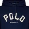 Мужская толстовка с капюшоном и длинными рукавами Polo Ralph Lauren с логотипом и буквенным узором, цвет темно-синий 710952040-001