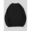 Men's Casual Crewneck Sweatshirt with Dog Print Wearing A Spacesuit Helmet