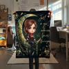 1PC Resident Evil Patterned Flannel Blanket Suitable For All Seasons For Home Decor Warmth And Comfort Gifts Holiday Present