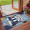Crystal Velvet Rug Custom Name Text, Soft Non Slip Floor Mat Home DecorFC Zürich