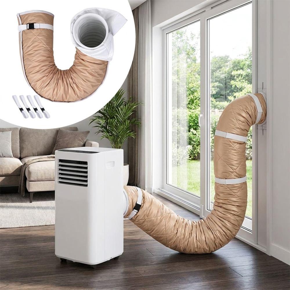 Adjustable AC Hose Insulation Cover Heat Insulated Pipe Wrap Air Conditioner Parts