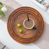 Simple Decorative Tray Natural Storage Tray Sundries Organizer Snack Plate  Desktop Display