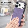For iPhone 17 Pro Case Shockproof Slim Retro Leather Phone Back Cover
