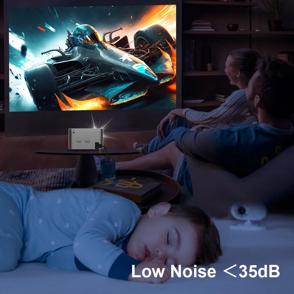 Проектор Magcubic 580ANSI Android11 ​​4K 1920*1080P Wi-Fi6 Голосовое управление AllwinnerH713 Электронный фокус BT5.0 Проектор для домашнего кинотеатра