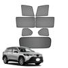 Custom Car Window Sunshade Net Curtains for the New Corolla Cross Side Window Visor Magnetic Mesh Heat Sun Unobstructed Easy Set Sides Triangular
