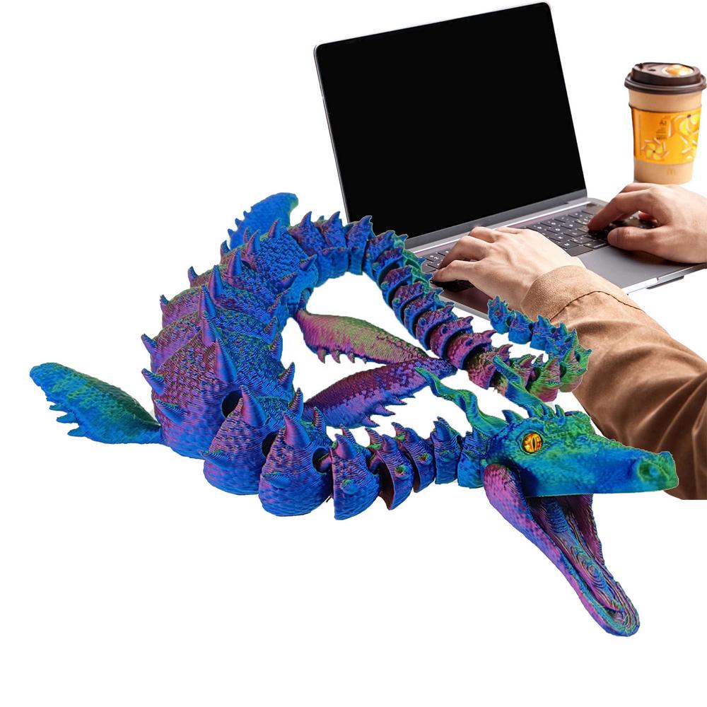 3D Печатные Драконы 3D Драконы С Гибкими Сочленениями Полностью Подвижные 3D Печатные Драконы Игрушки-Спиннеры Для Взрослых Мальчиков Детей
