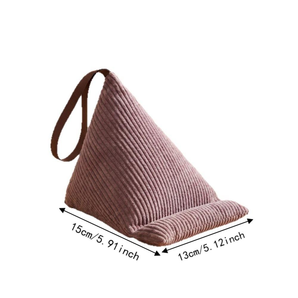 Portable Pillow Phone Holder Non-slip Soft Fabric Phone Rack Phone Support Cushion Travel