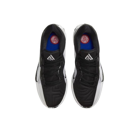 Nike Баскетбольные кроссовки Freak 5 Low Top Мужские Черно-белые DX4996-101