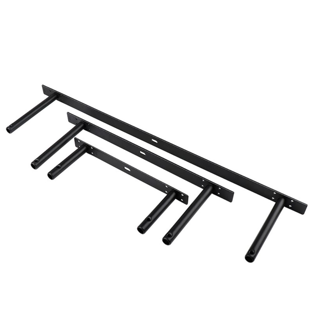 Тяжелая поддержка Скрытый кронштейн для полки Сверхпрочные несущие стержни Опорные кронштейны Невидимая двойная Т-образная плавающая настенная полка