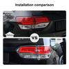 Декоративные наклейки на задние фонари автомобиля для Jeep Grand Cherokee 2014-2020, внешние аксессуары для автомобиля, АБС-пластик