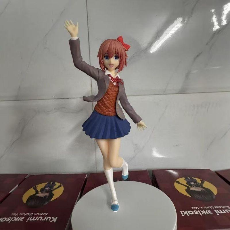 Клуб романтики Sayori Аниме Фигурка Статичная Стоячая ПВХ Модель В Коробке Настольное Украшение Коллекционный Подарок Для Аниме Фанатов